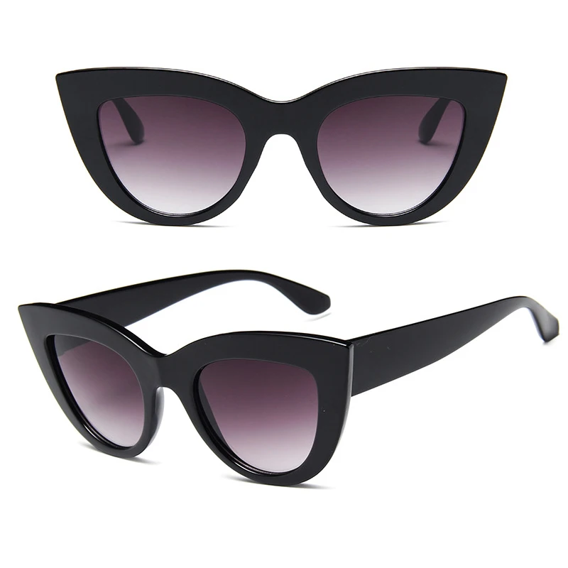 

Cat Eye Fashion Sunglasses Woman Vintage Luxury Brand Designer Black Glasses Sun Glasses for Female Eyewear Shades UV400