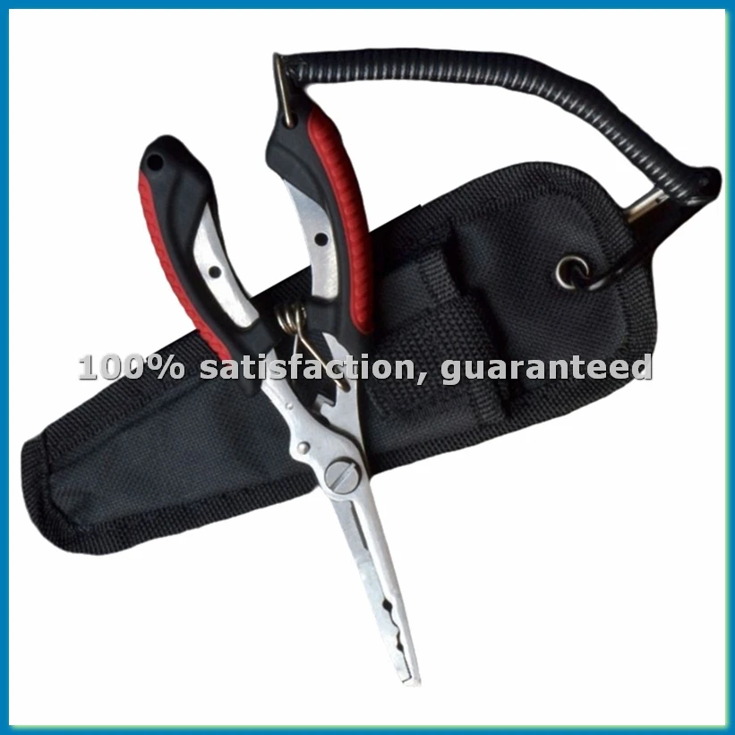 

Stainless Steel Fishing Pliers Fishing Hook Remover Fishing Braided Line Cutting Scissors Fishing Tools-A56M