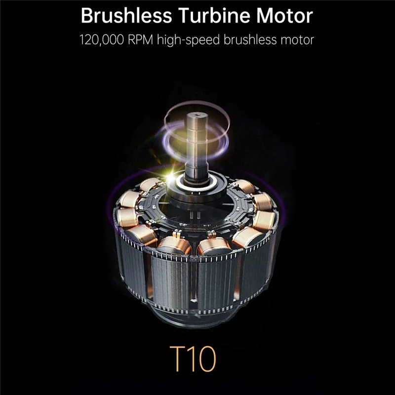 AC39-Brushless Turbofan 120000RPM Violent Powerful Fan Turbo Jet Fan Vacuum Cleaner For Home Outdoor Power Tools