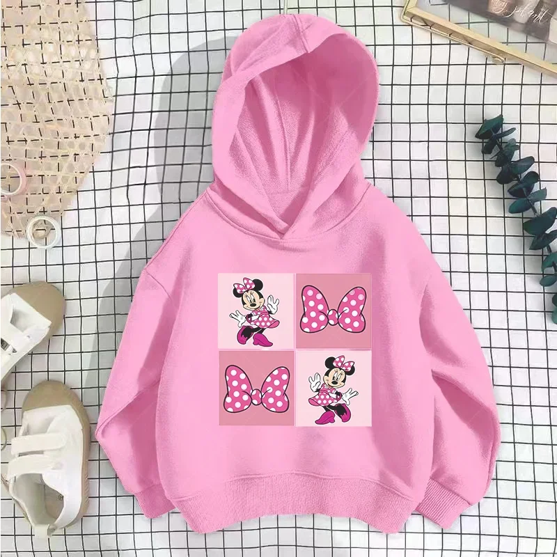 Boys Cartoon Spring Autumn Hoodies Cute Mickey Mouse Print Children's Clothing Comfortable and Casual Girls' Sportswear Coat