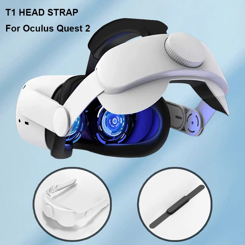 

Design For Meta Quest 2/Oculus Quest 2 Elite Strap Adjustable Head Strap