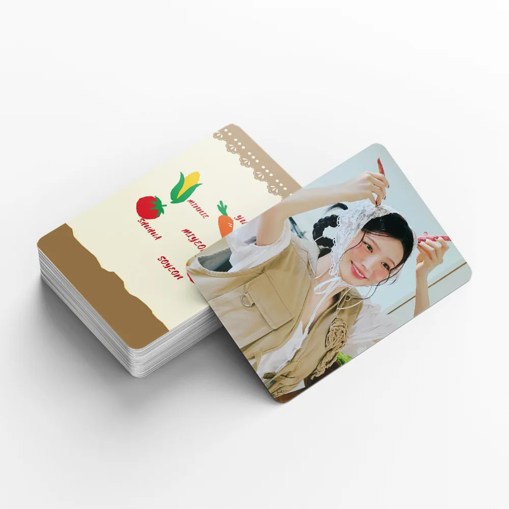 2026 92Pcs LOMO Card Stickers Set GI Albums Girl Group High Quality Double sided Cards Fans Gifts view 2