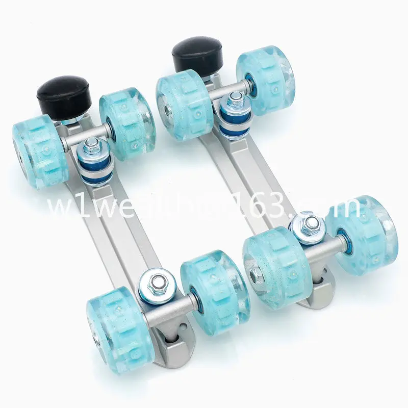 Roller skates double-row roller skates base bracket aluminum alloy high-end tripod accessories four-wheel skates brake head