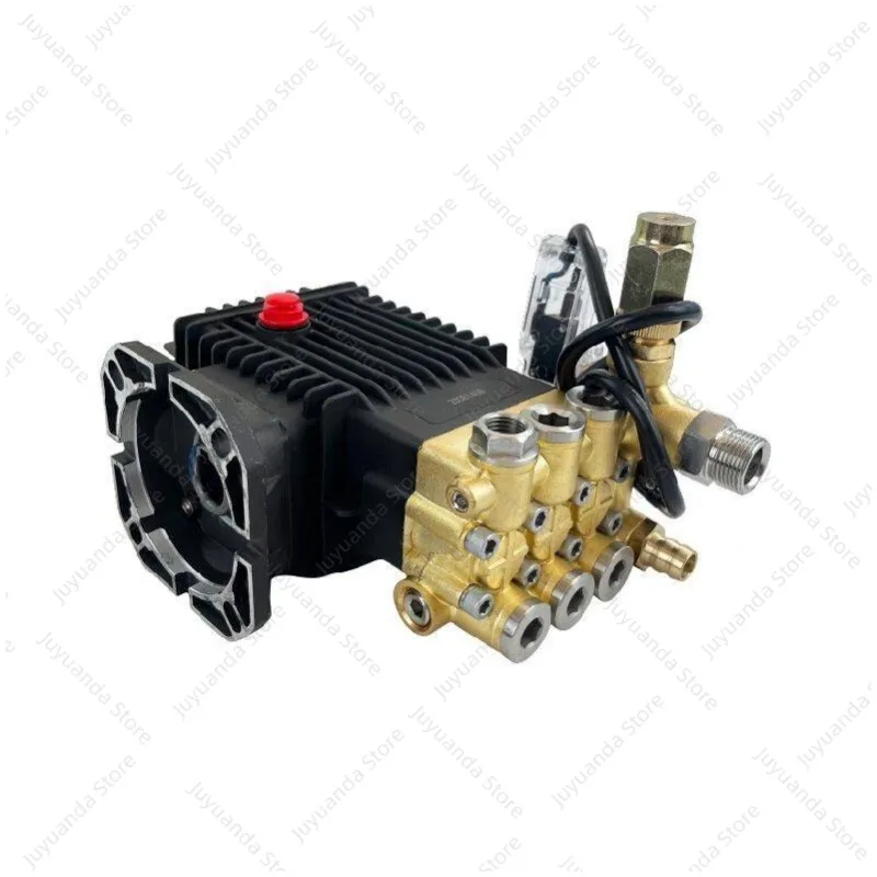 1408 Pure Copper Pump Assembly 220V Commercial Ultra-high Pressure Cleaner Automatic Start Stop Plunger Car Wash Pump Head