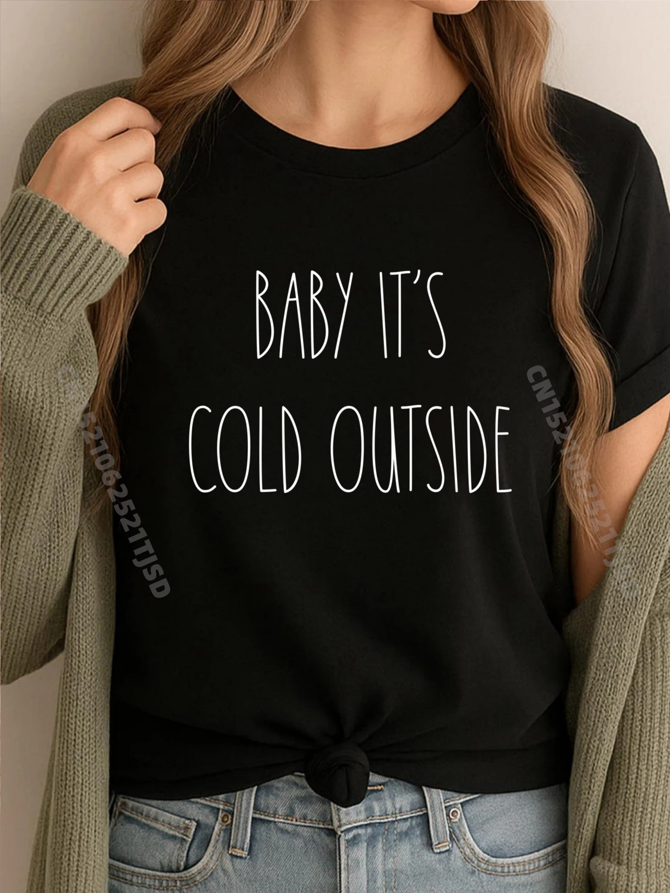 

Baby It Cold Outside Matching Family Christmas Pajamas Big And Tall T Shirts Male Tshirt
