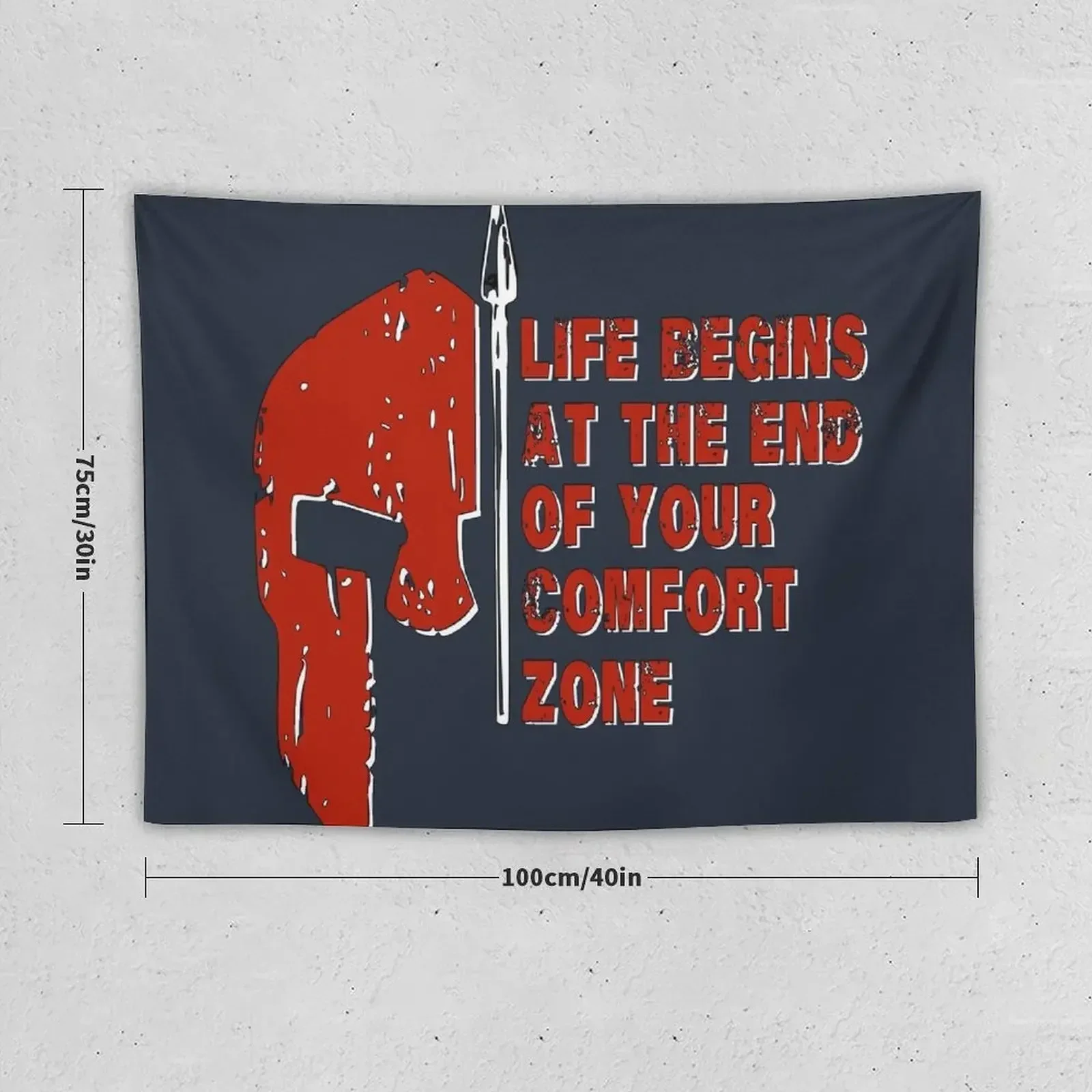 Spartan race helmet Tapestry Decorative Wall Murals Room Decor Aesthetic Tapestry