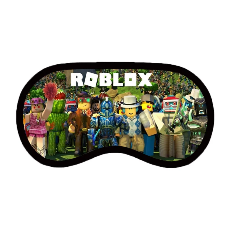 Anime Game Eye Mask ROBLOX Peripheral Eye Mask Student Cartoon Printing Eye Mask Men and Women Nap Shading Eye Mask