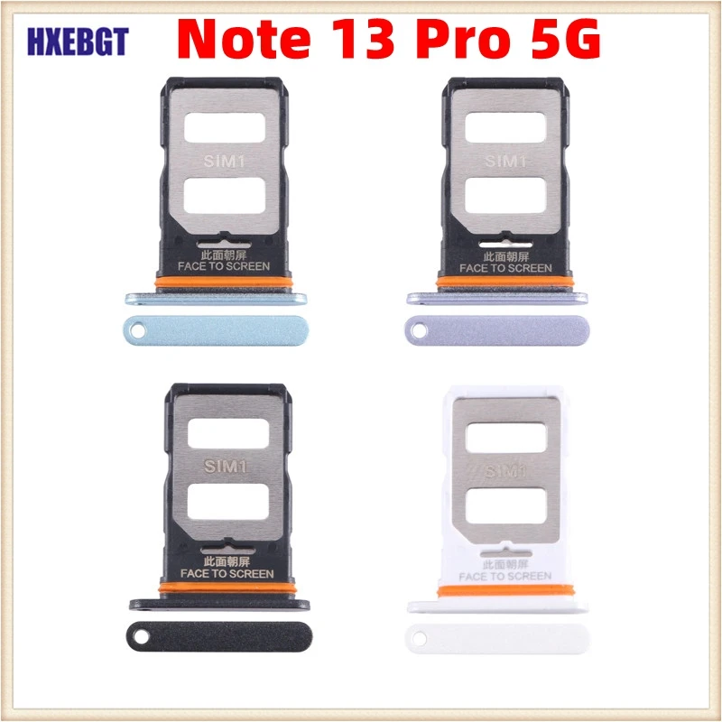 Vassoio Dual SIM Con Estrattore E Anello Impermeabile Per Xiaomi Redmi Note 13 Pro – Sostituzione Nera