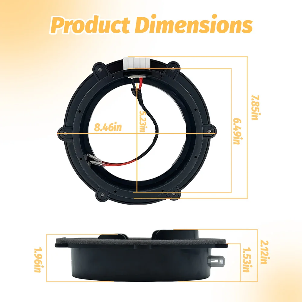 2 قطعة 8 "إلى 6.5" سيارة تعديل الصوت المتكلم محول جبل الوسادة وصلات صوت ل Volkswagen Magotan ساجيتار تيجوان سكودا اوكتافيا #3