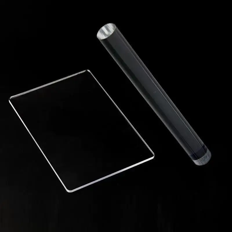 Acrylic Clay Roller With Acrylic Sheet Round Non Stick Clay Rollers For DIY Pottery Craft Projects
