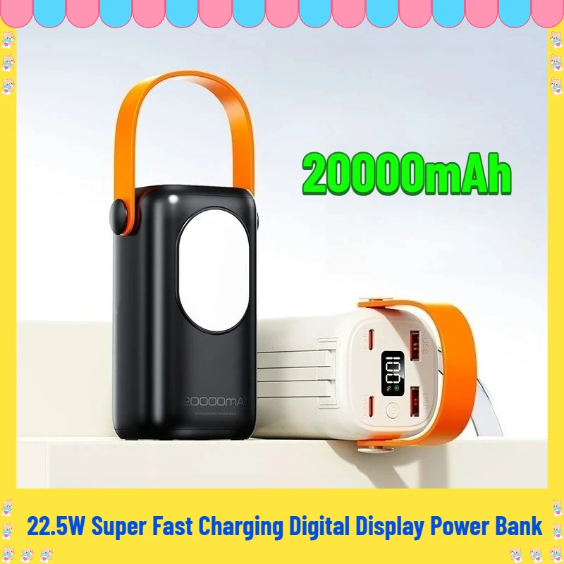 

Многоемковый аккумулятор высокой емкости 22,5 Вт, сверхбыстрая зарядка, цифровой дисплей, внешний аккумулятор, внешний аварийный источник питания