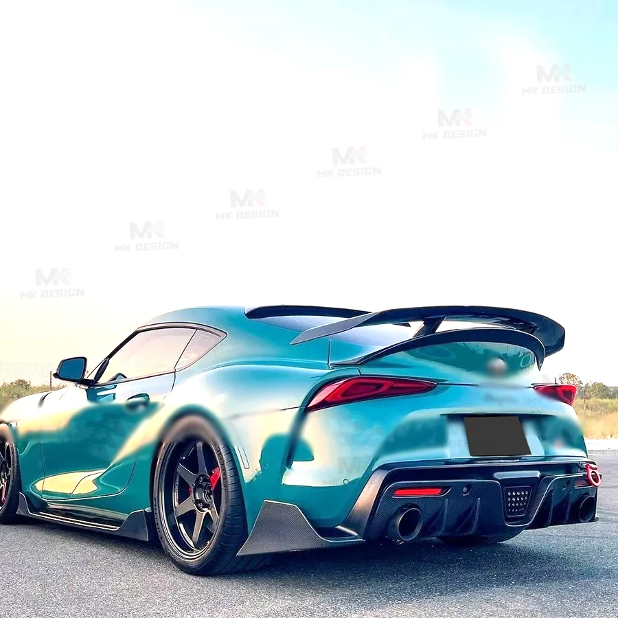 

Carbon Fiber AG Style Rear Bumper Lip Diffuser for Toyota Supra A90 A91 GR MK5 2019UP Carbon Rear Diffuser Rear Lip Splitter