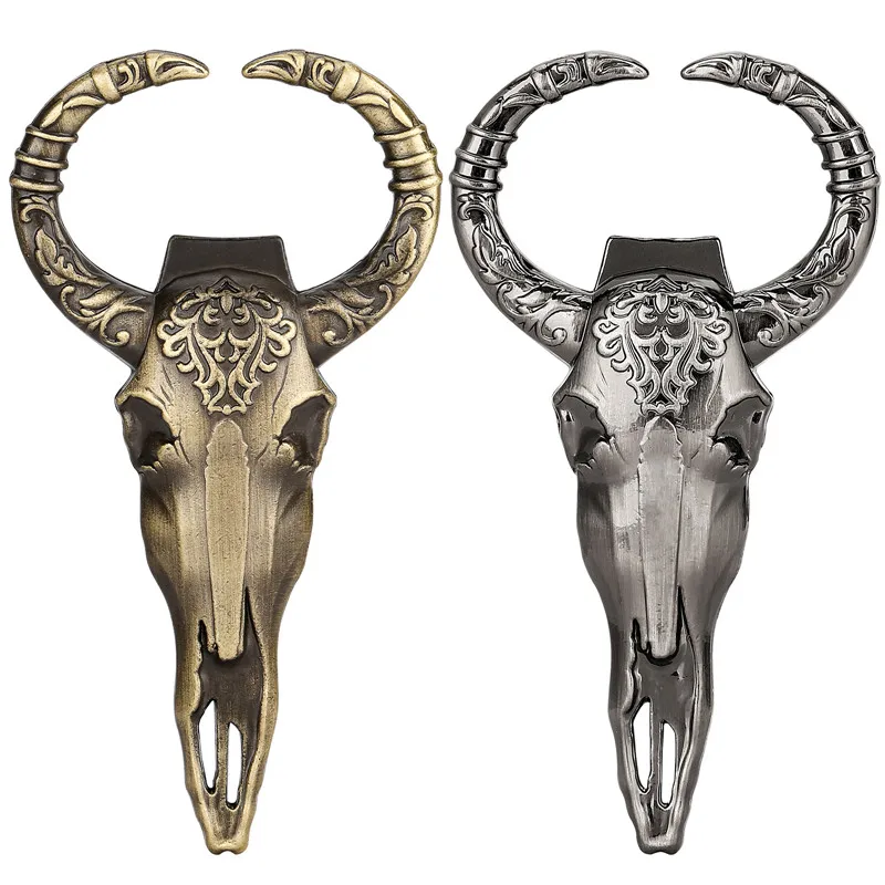 Creative OX Head Design Beer Opener Metal Corkscrew Kitchen Bar Accessory Bottle Openers Gadget for Party Club Wedding Gift Set