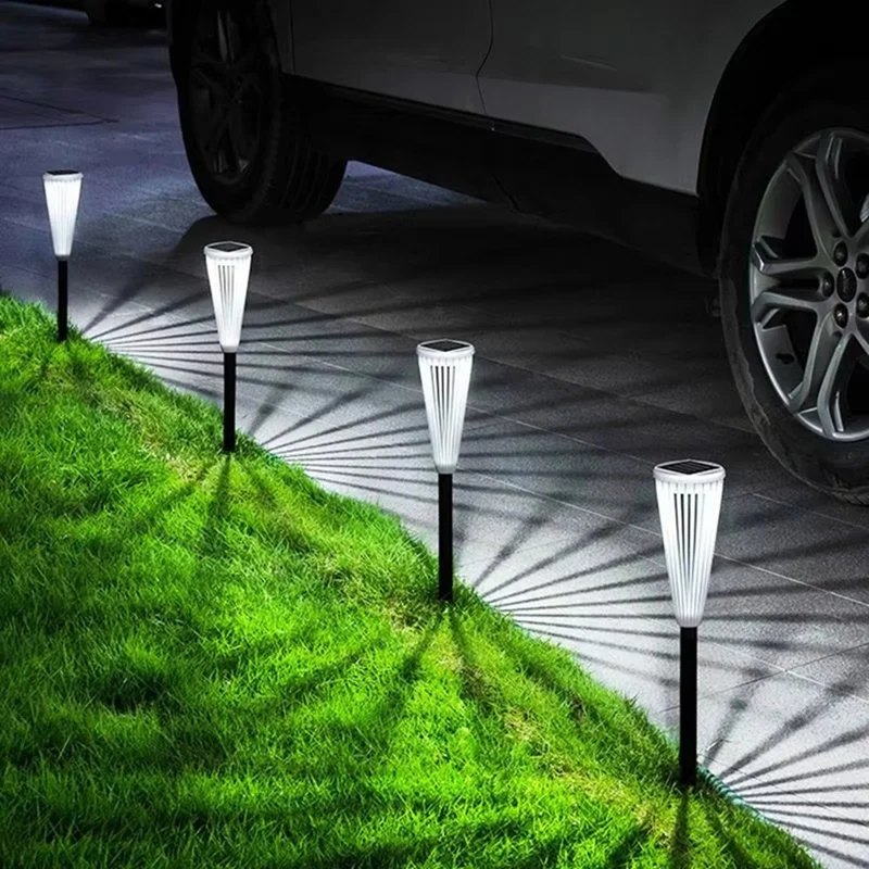 Solar-Gartenleuchten, wasserdicht, für den Weg, den Garten, den Außenbereich, LED-Beleuchtung für den Garten, Rasen, Hof