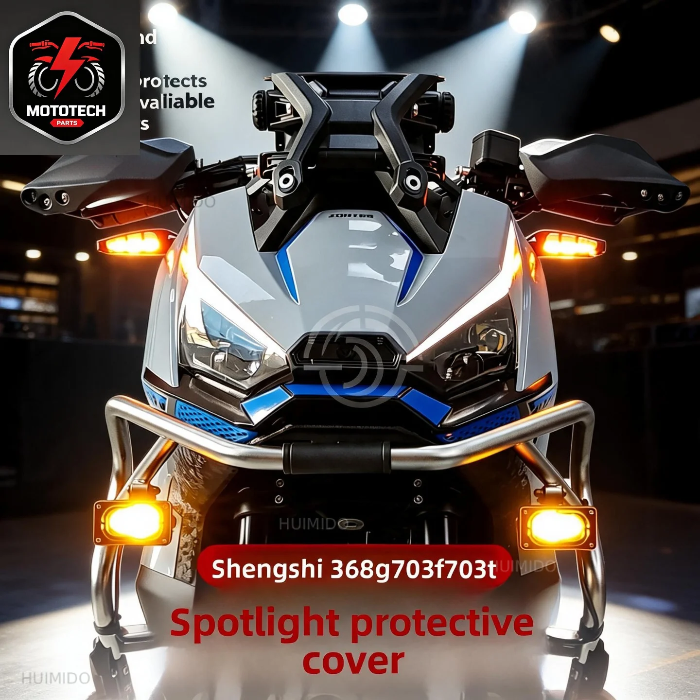 Applicable to Shengshi 368G modified spotlight protective cover fog lamp protective case 703F703T