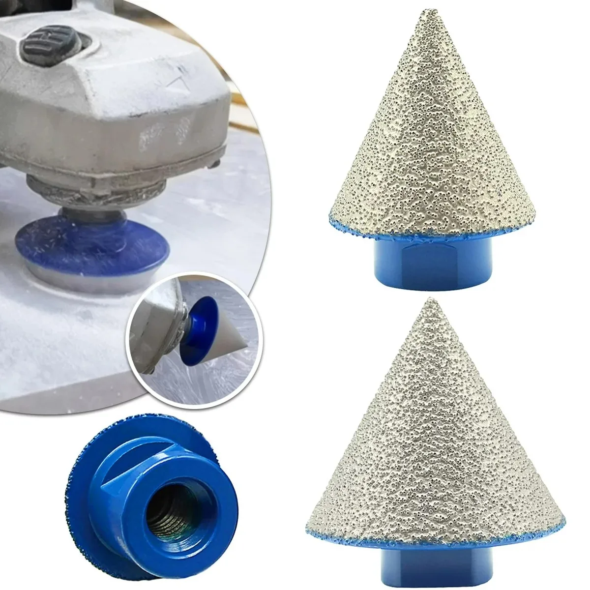 M14 Diamond Chamfer Bits Dia35-75mm Milling Tile Cutter Marble Concrete Hole Saw Masonry Drilling Crowns Construction Job Tools