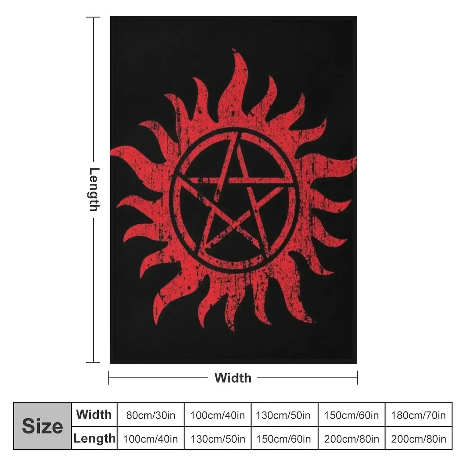 Winchester Symbol Throw Blanket Furry For Sofa Thin Sofas Retros Blankets