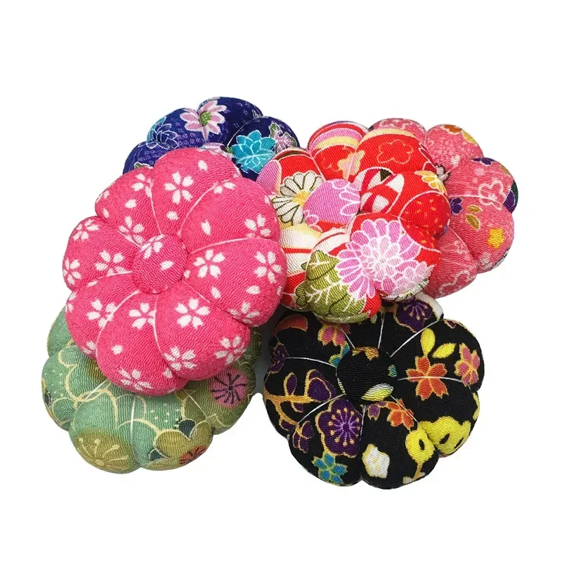 1Pc Pumpkin Shaped Needle Pin Cushion Sewing Needle Pillow DIY Tool Cross Stitch Sewing Accessories Sewing Kit