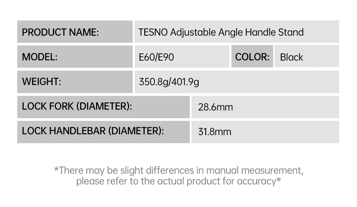 TESNO Verstellbarer Vorbau für Fahrräder mit interner Kabelführung 0-60° ° Rise 60/90mm MTB Road 28,6mm Gabel 31,8mm Lenkererhöhung – Detail 5