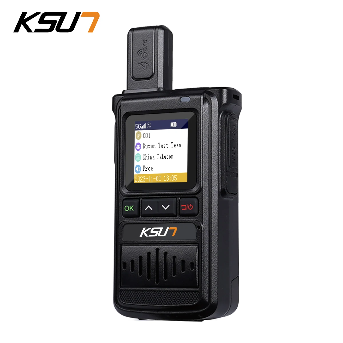 KSUN CT19 POC راديو الشبكة العالمية 4G لاسلكي تخاطب Type-C IP55 راديو ثنائي الاتجاه #5