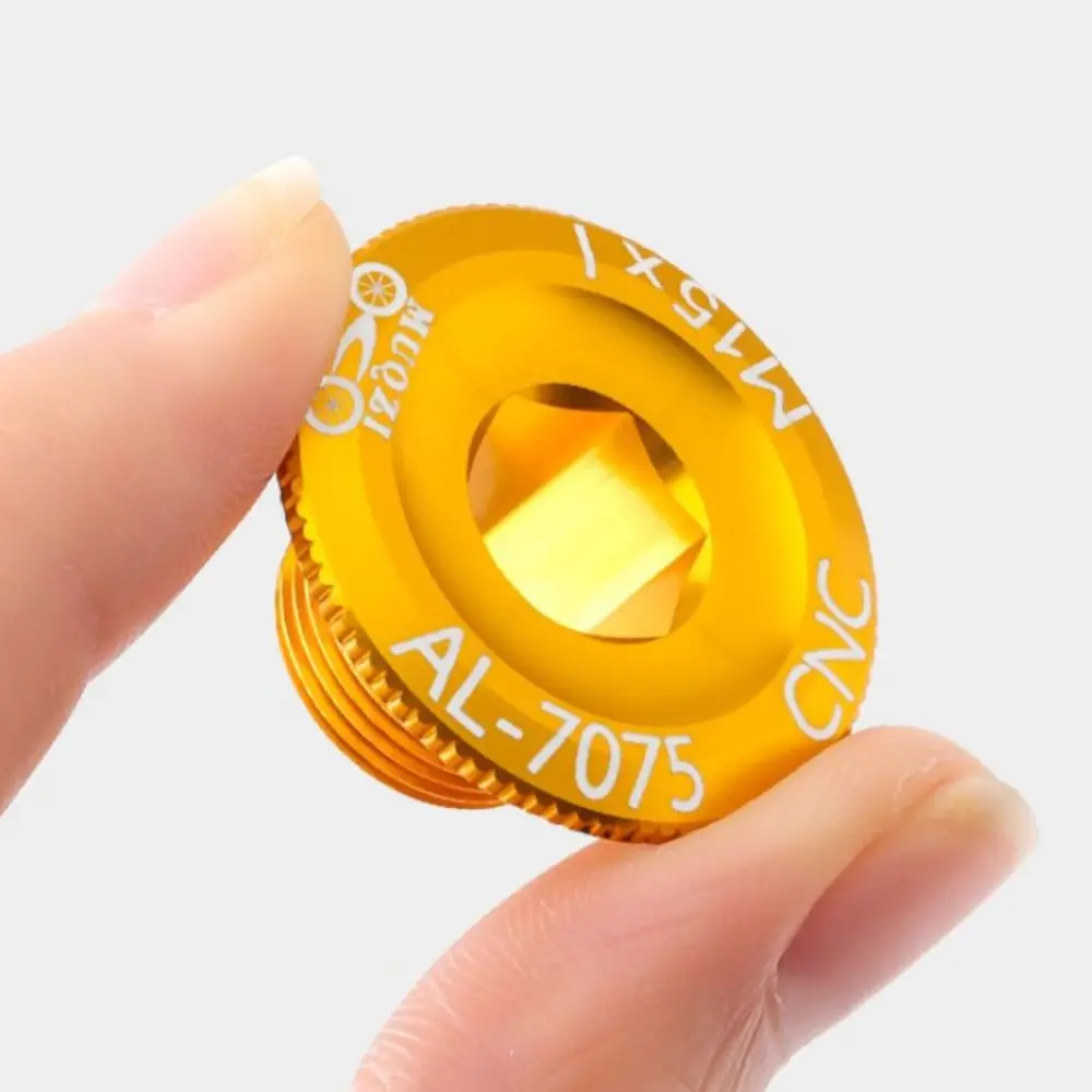 

M15 Bicycle Crankset Crank Cover Hollow Integrated Aluminium Alloy Crank Cover Crank Arm Bolt Durable Bicycle Parts