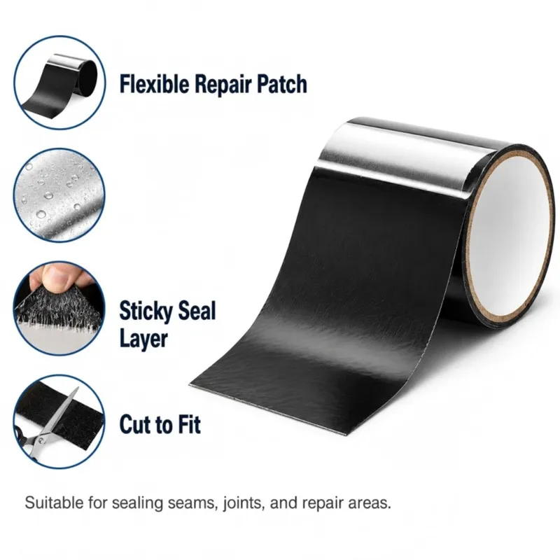 T19C Waterproof Repair Tape 1.5 Meter 2PCS Width Super Strong Adhesive Quick Seal And Patch Leak Tape For Pool For Plumbing