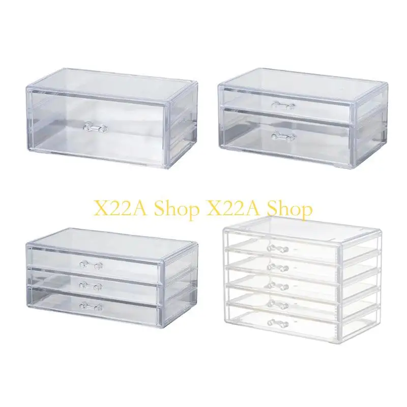 Unique Space Saving Acrylic Makeup Storage Drawers Holders for Jewelry and Accessories