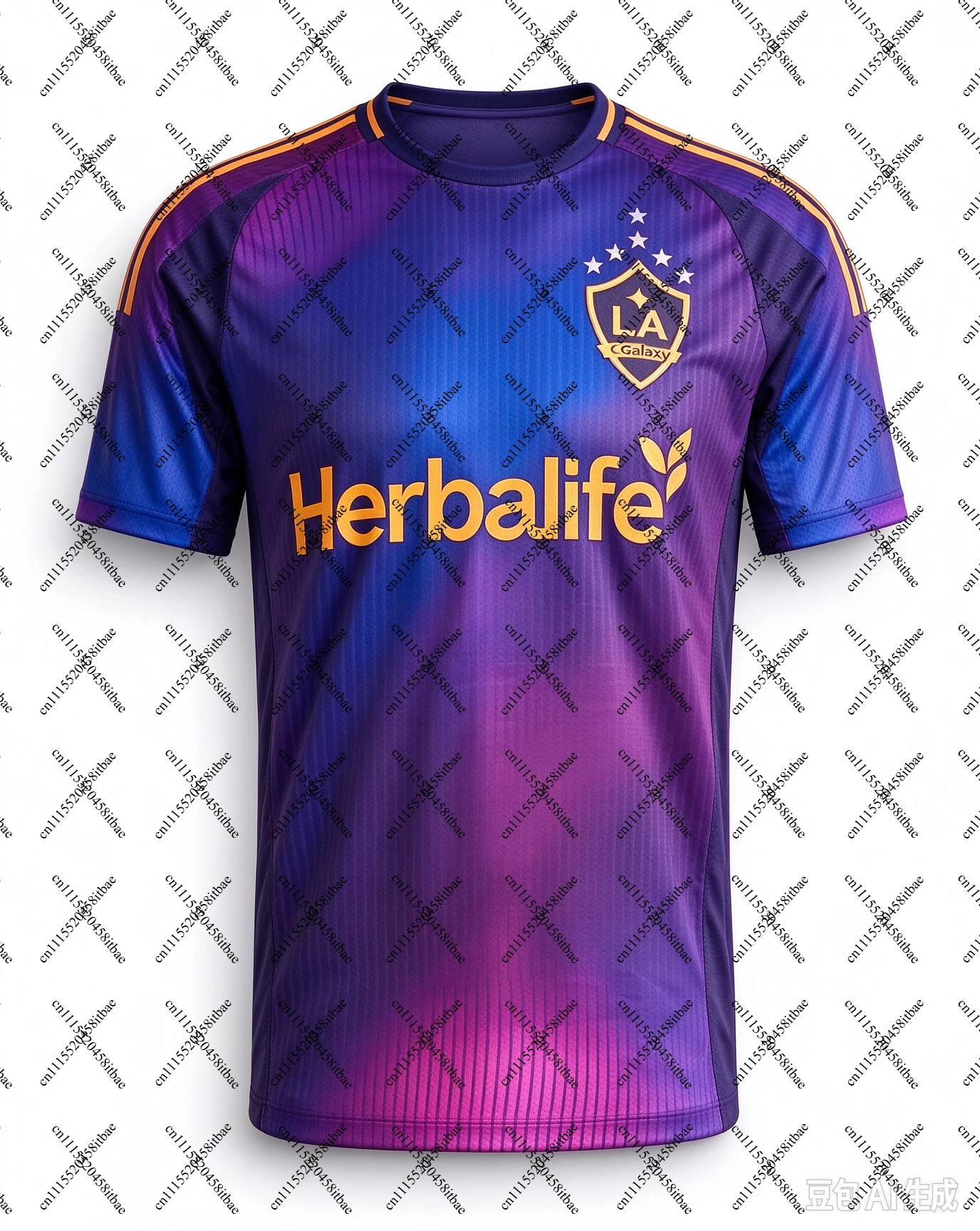26‑27 LA Galaxy Football Jersey Shirt, MenSummer New Diagonal Graphic Sports Tshirt, Training Breathable Quick Drying Sweatshirt