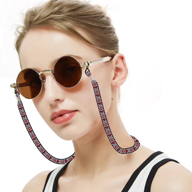 Vintage Boho Glasses Chain for Women Anti-lost Sunglass Lanyard Reading Glasses Strap Holder Eyeglass String Chains Gift