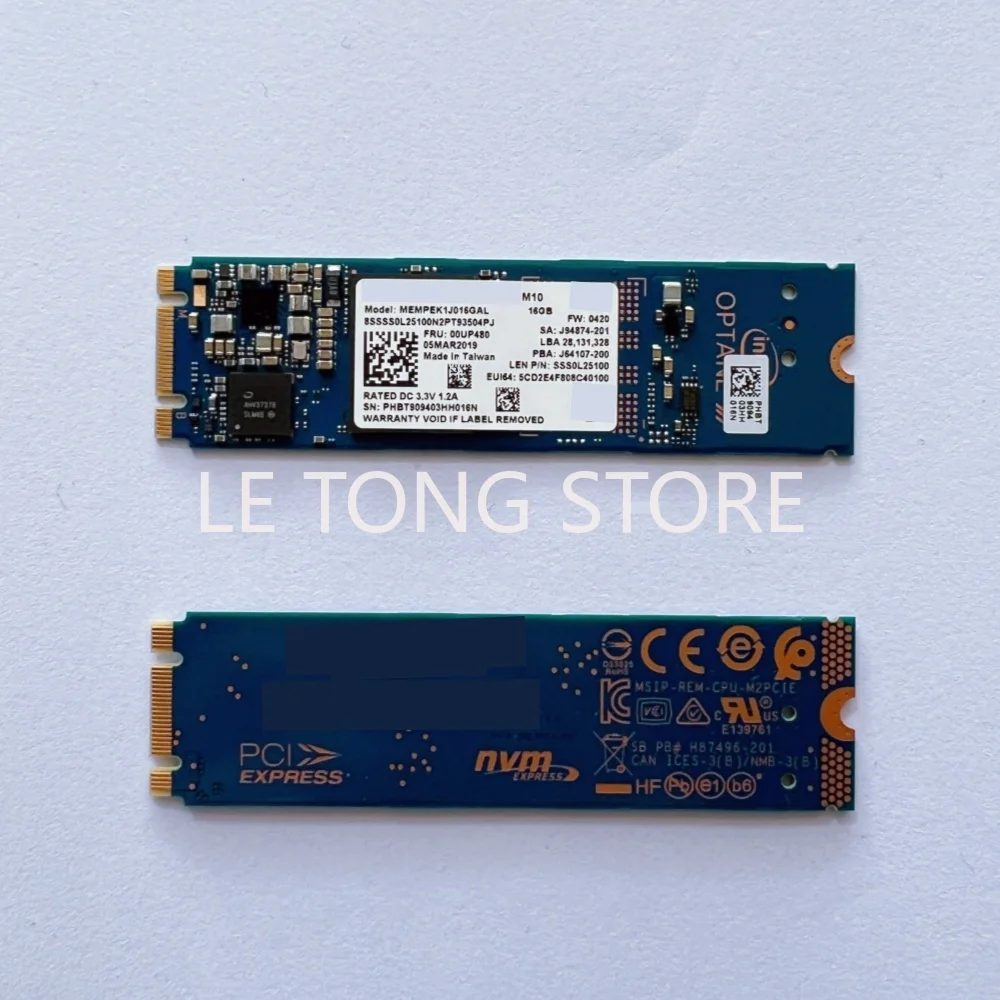 M10 16G Ssd Solid State Drive Interne 2280 2242 Nvme Ssd Snelle Schrijfsnelheid Voor Intel Optane M10