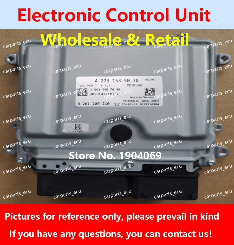 

A2731531391/A2731356591 для BenzGL550ML550CLS550 Компьютерная плата двигателя автомобиля/ECU/ME9.7 A273 A2731535070