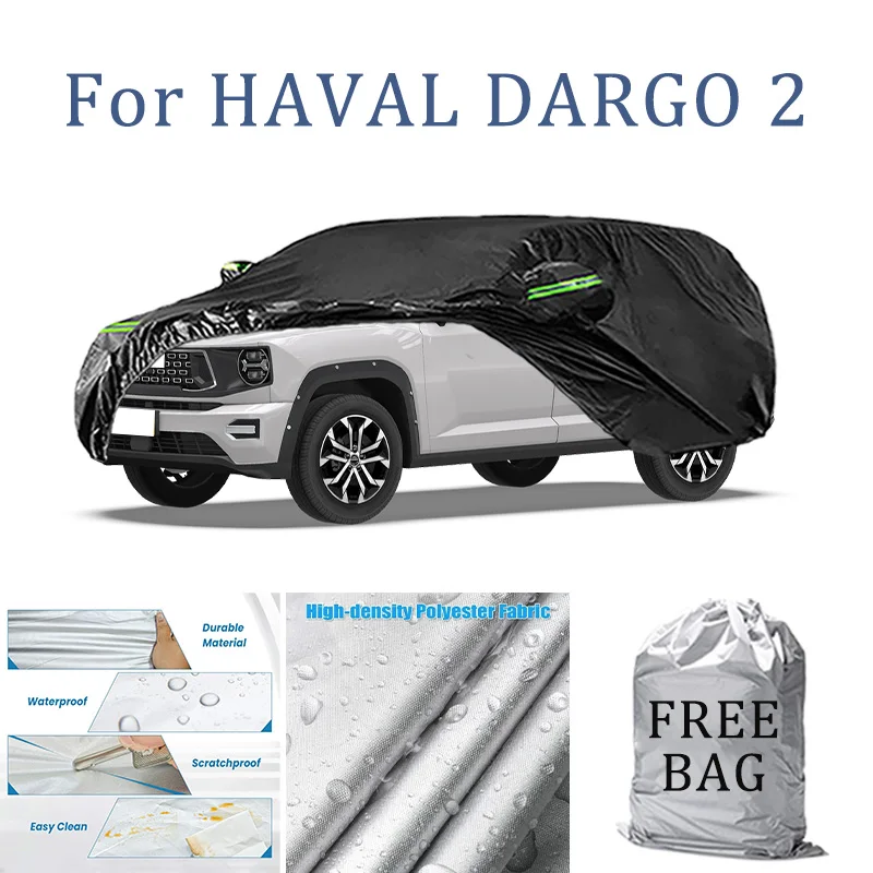

For HAVAL DARGO 2 Car Cover Car Waterproof All Weather Automobiles Full Exterior Covers - Sun-proof Outdoor Anti Scratch