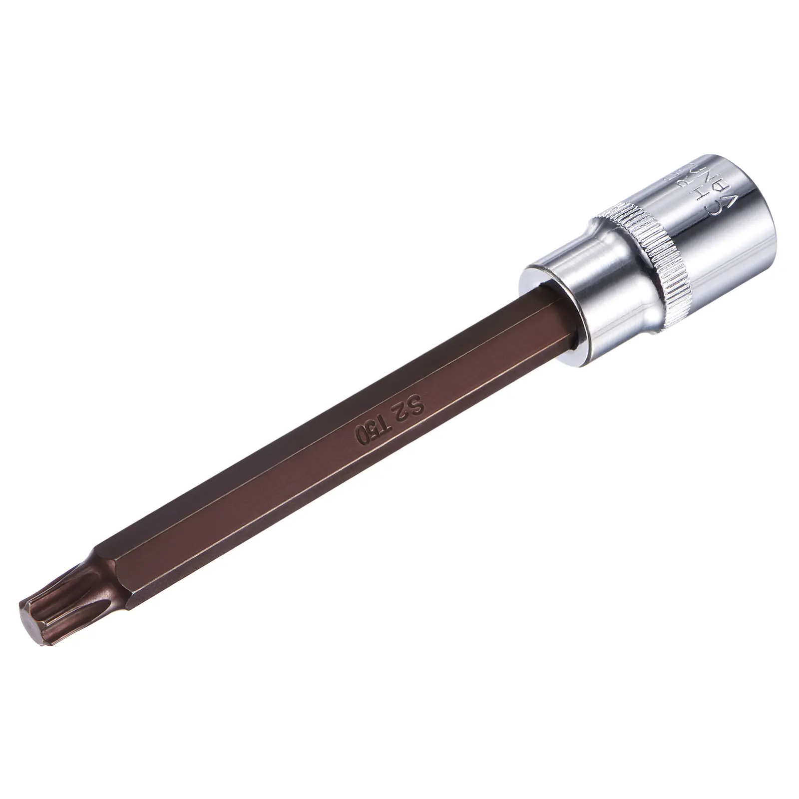 

Uxcell 1/2" Square Drive x T50 Torx Bit Socket, S2 Steel Bits, CR-V Sockets 140mm Length (for Hand Use Only)