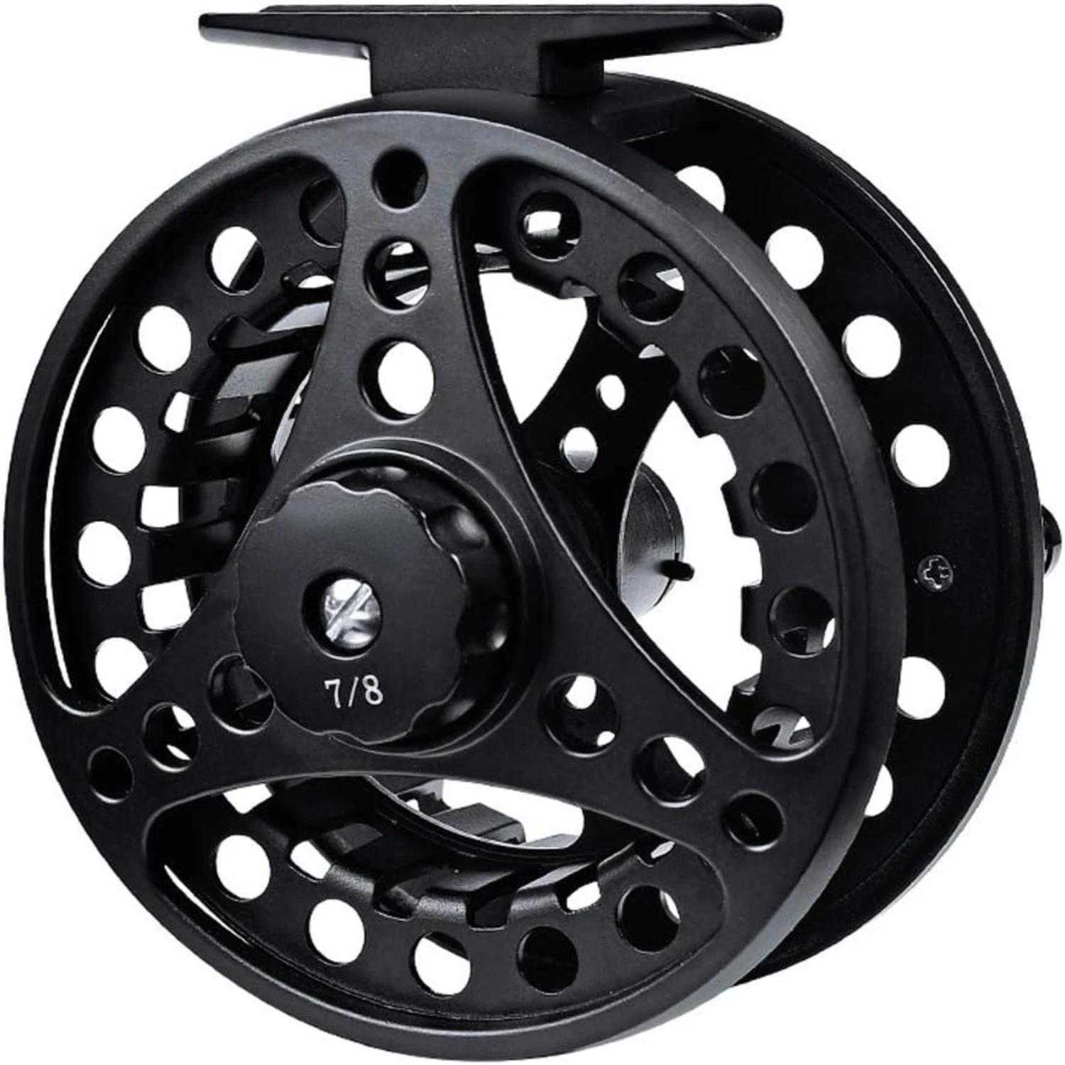 Durable High-Quality Blue, Red, Black, and Silver Aluminum Alloy Fly Fishing Reel - Excellent Choice for Ice Fishing with Left a