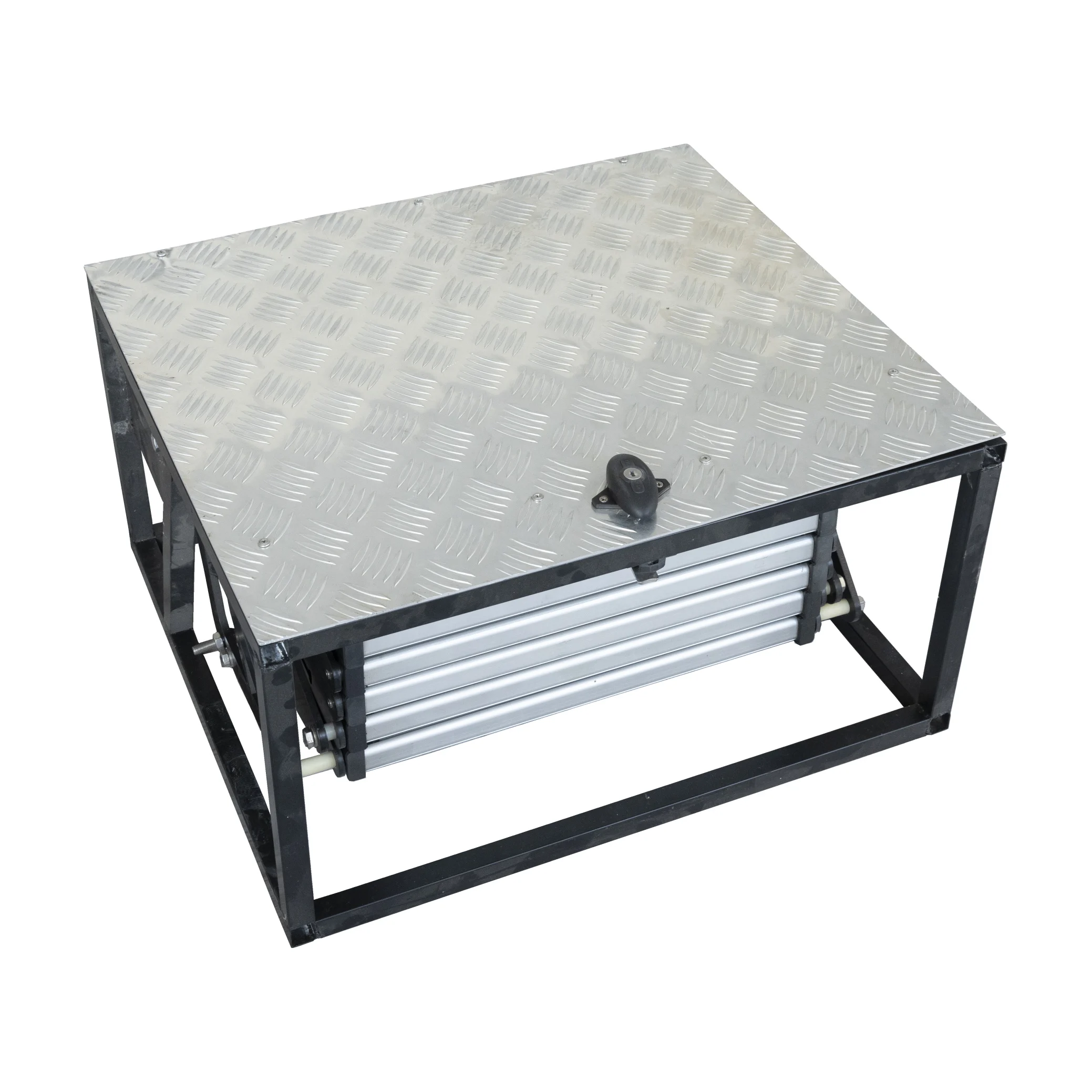 مادة سبائك الألومنيوم RV قابلة للطي يدويًا بخمس طبقات خطوة القافلة #4