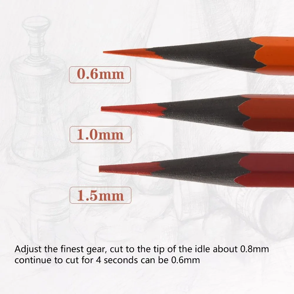 

Точилка для карандашей с 7 регулируемыми настройками толщины заточки, широкое применение, эффективное заточивание, ручная точилка для карандашей