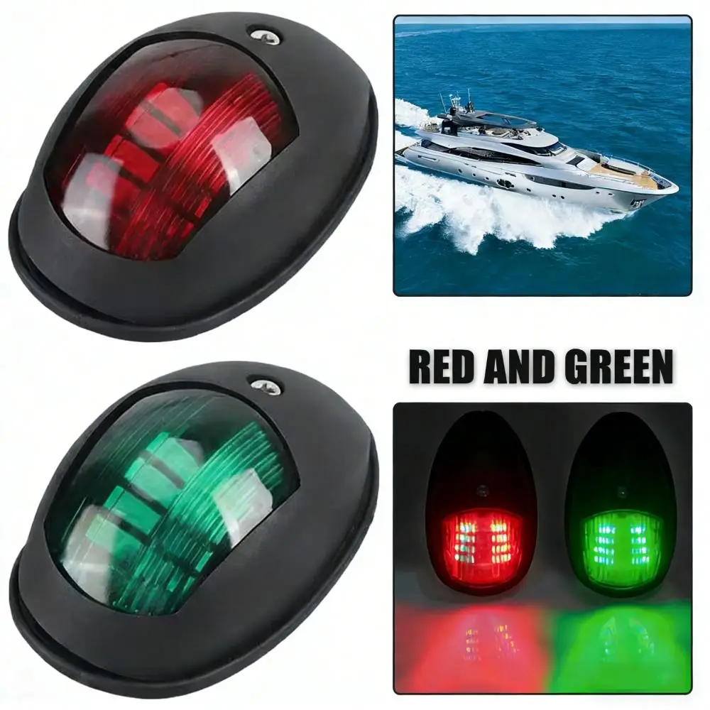 

signal light LED Marine Sounding Light Ship navigation light Red and Green LED Navigation Light left side light Yacht Truck