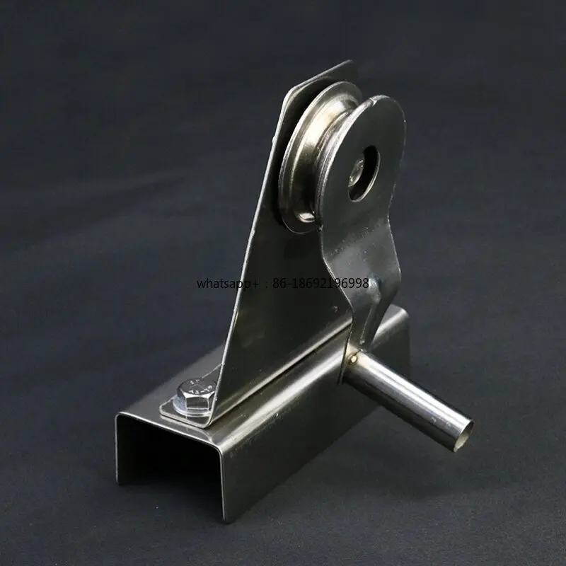 Outdoor flagpole stainless steel lift 304 hand crank external 201 handle with pulley handle flag raising accessories winch
