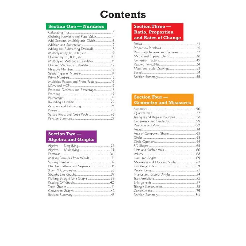 New KS3 Maths Revision Guide  Foundation Includes Online Edition Videos  Quizzes CGP Books 9781841460406