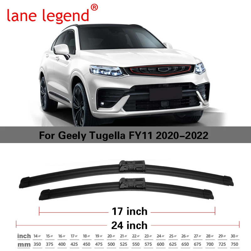 Car Wiper Blades For Geely Tugella FY11 2020 2021 2022 Car Accessories Front Windscreen Wiper Blade Brushes Cutter accessories