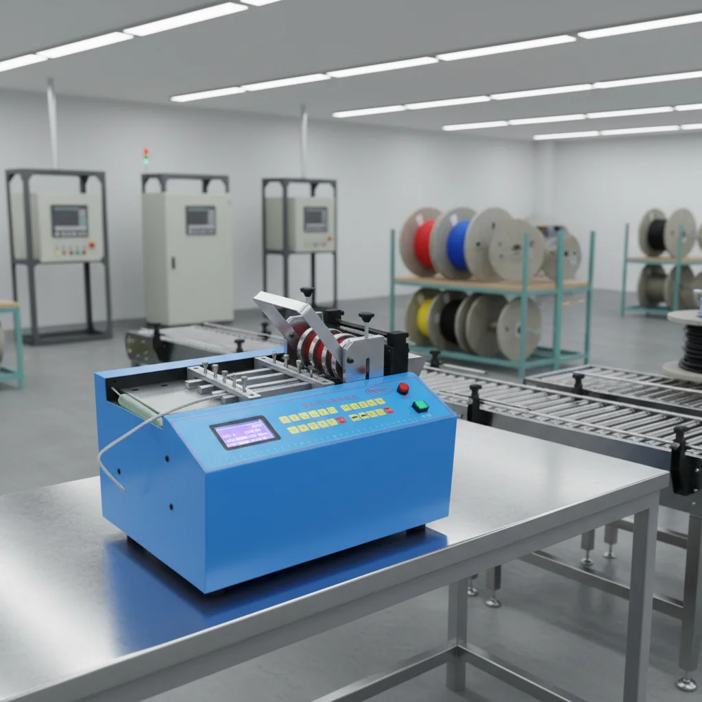 เครื่องตัดอัตโนมัติ LY-100 100ST 100SA สำหรับเชือกลวด อลูมิเนียมฟอยล์ ลวดอลูมิเนียม แผ่นทองแดง