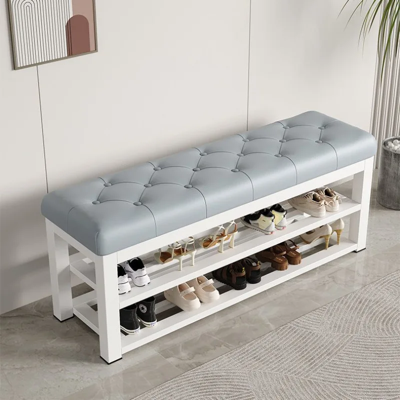 Shoe change stool can be sat at the door of the home, shoe cabinet, stool integrated entry door, light luxury and high-end