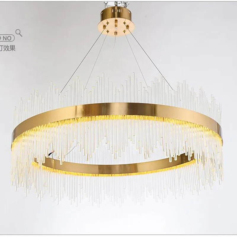 

Modern LED Ring Chandelier Light LED Hanging Drop Lamp For Dining Room LED lamparas circle chandeliers Lighting For Home