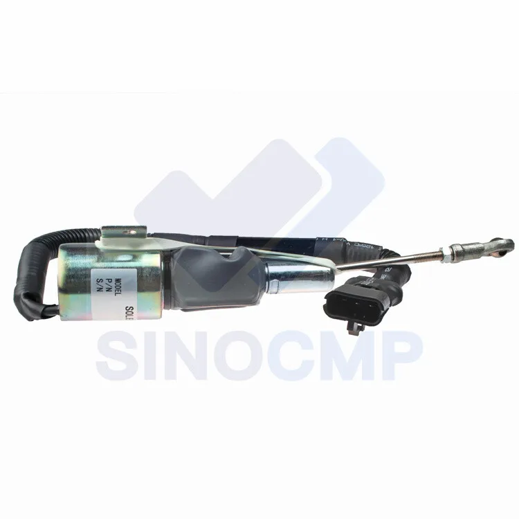 

1PC 24V Fuel Shut Off Shutdown Stop Solenoid Valve 504017345 ES1751E-24 for Excavator SINOCMP Parts with 3 Months Warranty