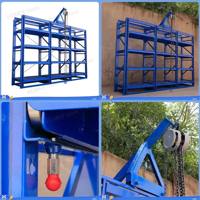 Heavy Duty Metal Mold Storage Rack Industrial Warehouse Shelving System Manufacturing Die Holder Stand High Capacity