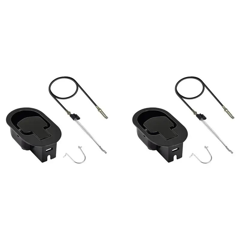 DT19-2X Universal Recliner Handle Replacement Parts Lever Cable Pull, Metal Couch Latch Release Pull