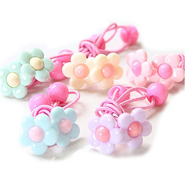 

10 Pcs Ponytail Rubber Band Korean Version Princess Girls Hair Tie Holder Hairband