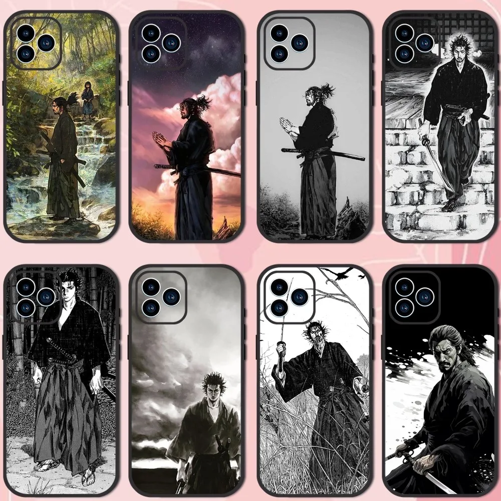 V-Vagabond Miyamoto Musashi Phone Case For Samsung Galaxy S10 FE S21 Ultra S22 Lite Soft Phone Shell Note 10 Back Cover