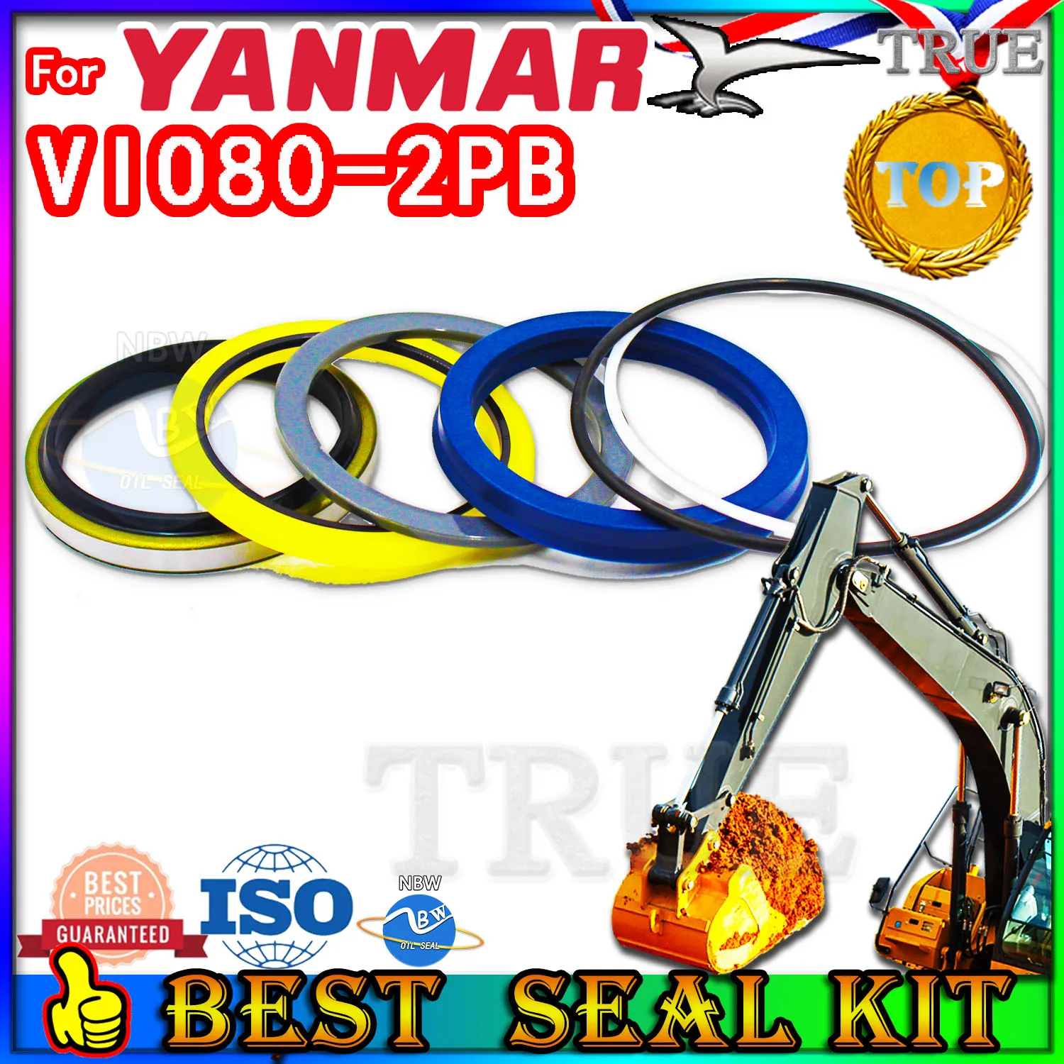 

For Yanmar VIO80-2PB Oil Seal Repair Kit Boom Arm Bucket Excavator Hydraulic Cylinder VIO80 2PB Orginal Quality Track Spovel