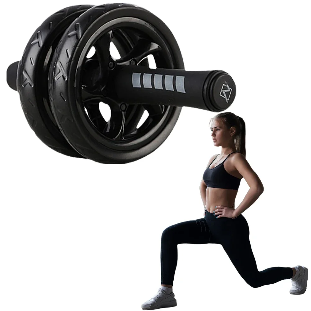 Abdominal Training Roller No Noise Core Strength Training Roller Wear-Resistant Abs Workout Equipment for Gym Strength Workout